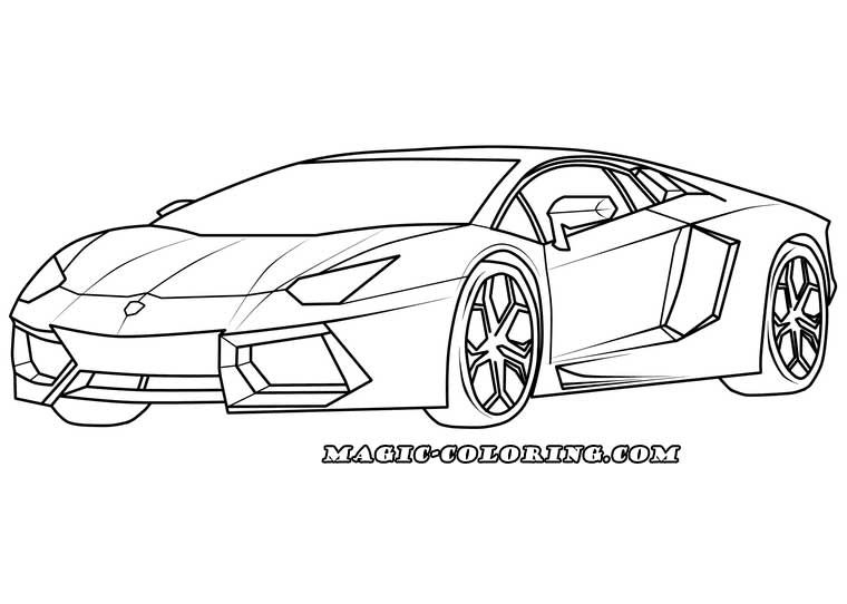 Lamborghini aventador supercar coloring page best lamborghini lamborghini pictures cars coloring pages