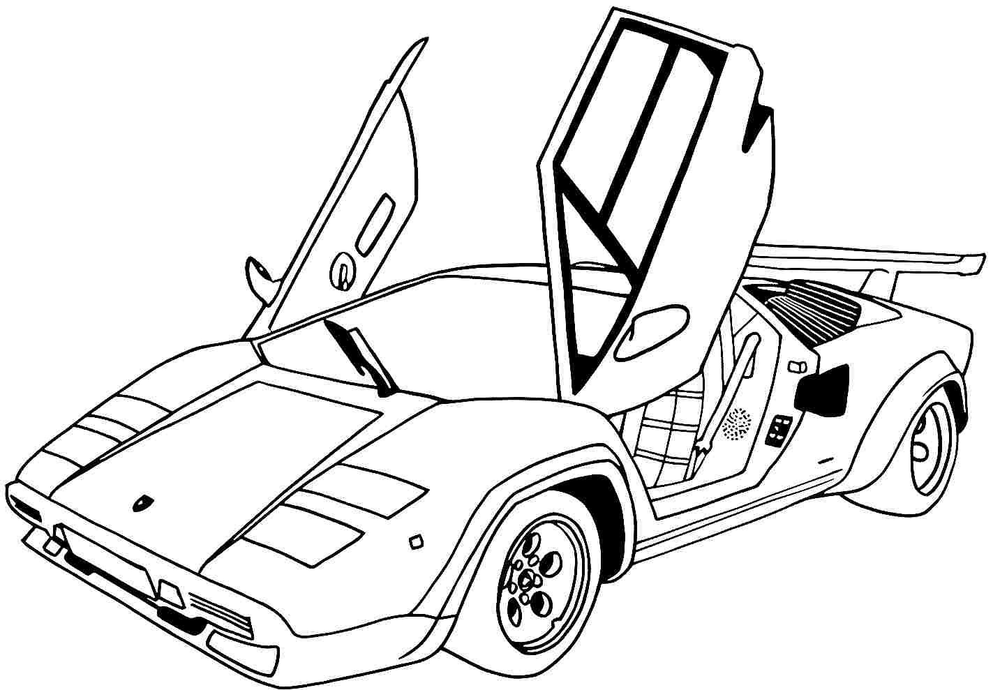 Coloring pages lamborghini coloring pages car printableerrari cool mustangree