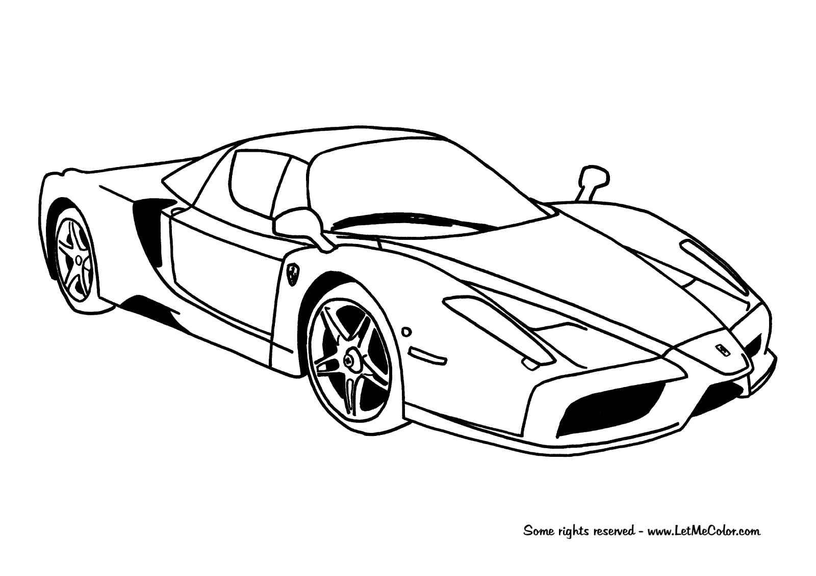 Coloring ferrari