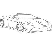 Ferrari scuderia coloring pages