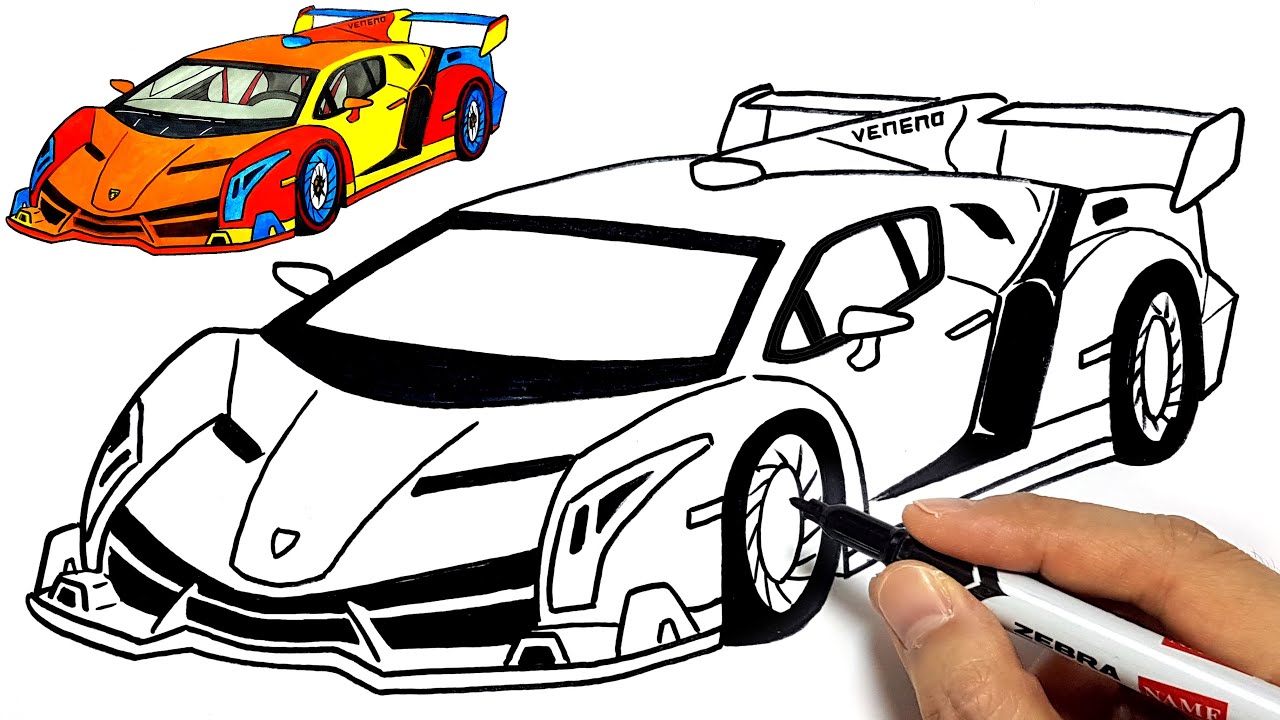 Top free printable sports car coloring pages online