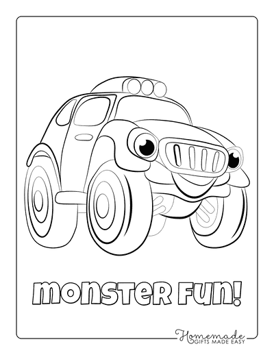 Free printable car coloring pages for kids