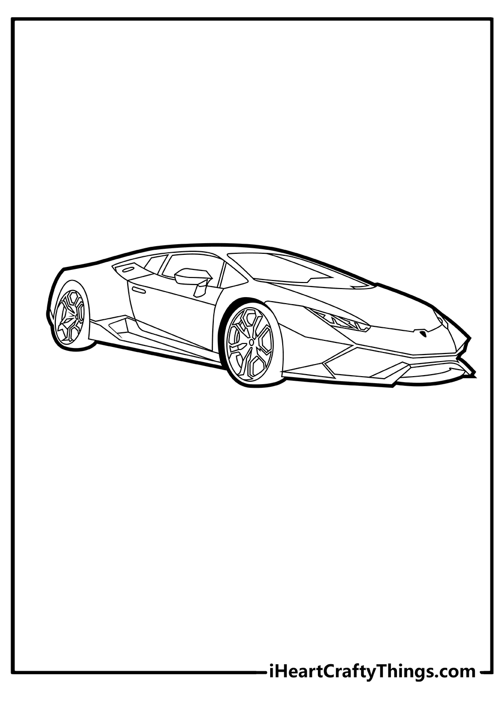 Lamborghini coloring pages free printables