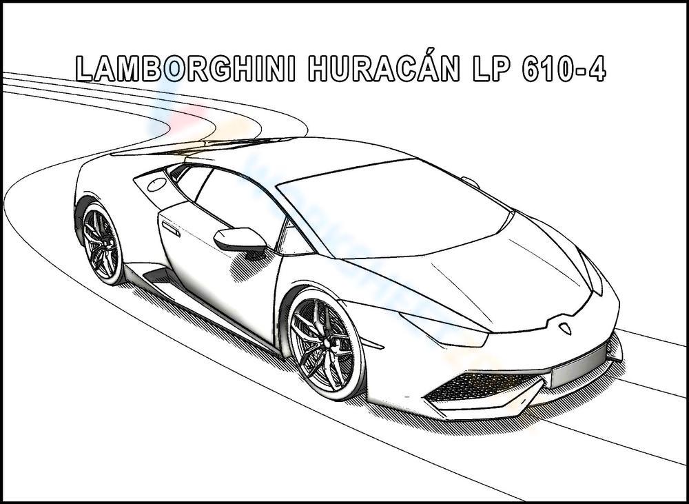 Lambhini huracan worksheet