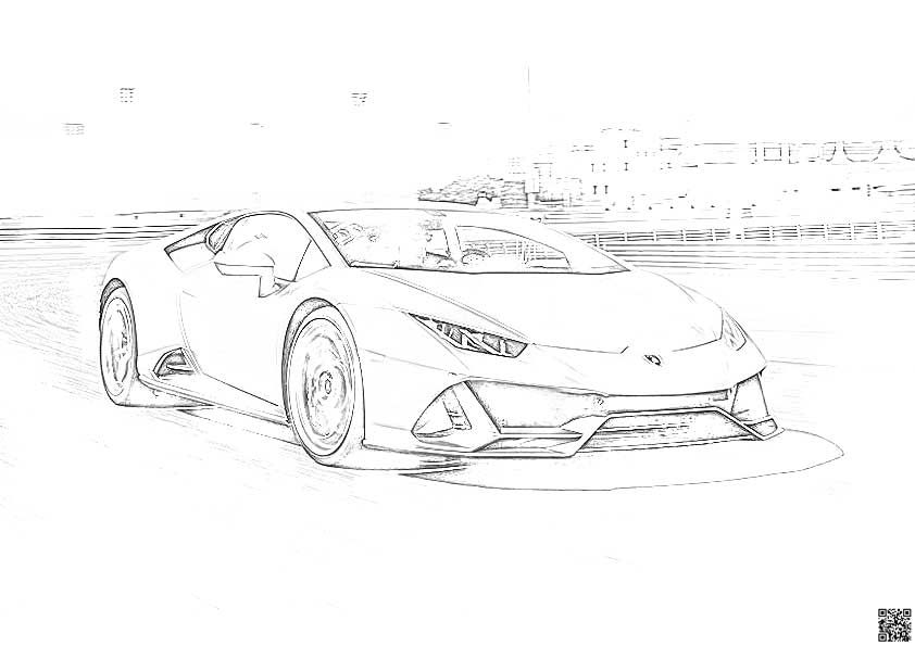 Lamborghini huracan coloring page cars coloring pages lamborghini huracan color