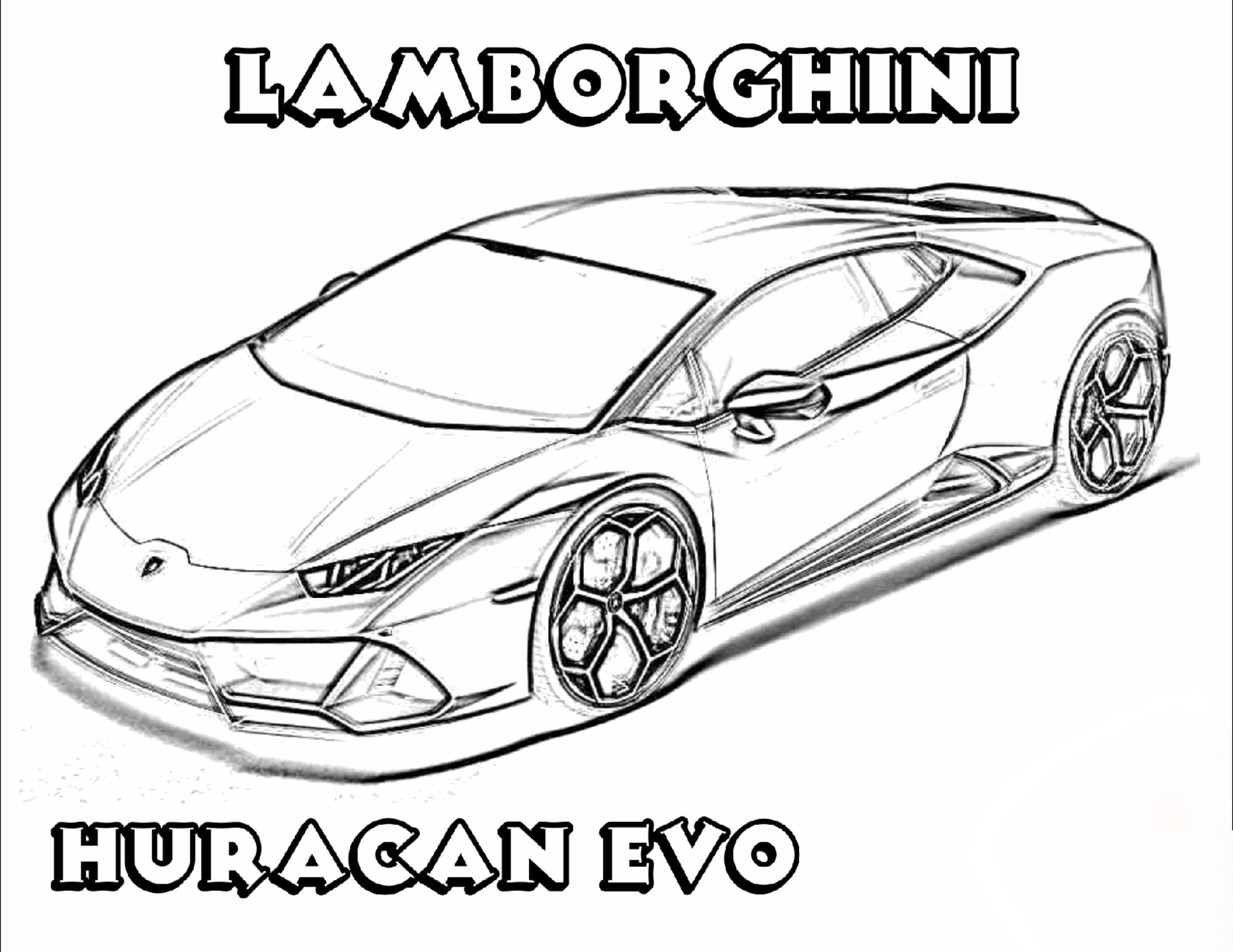 Over pages exotic car printable coloring pages