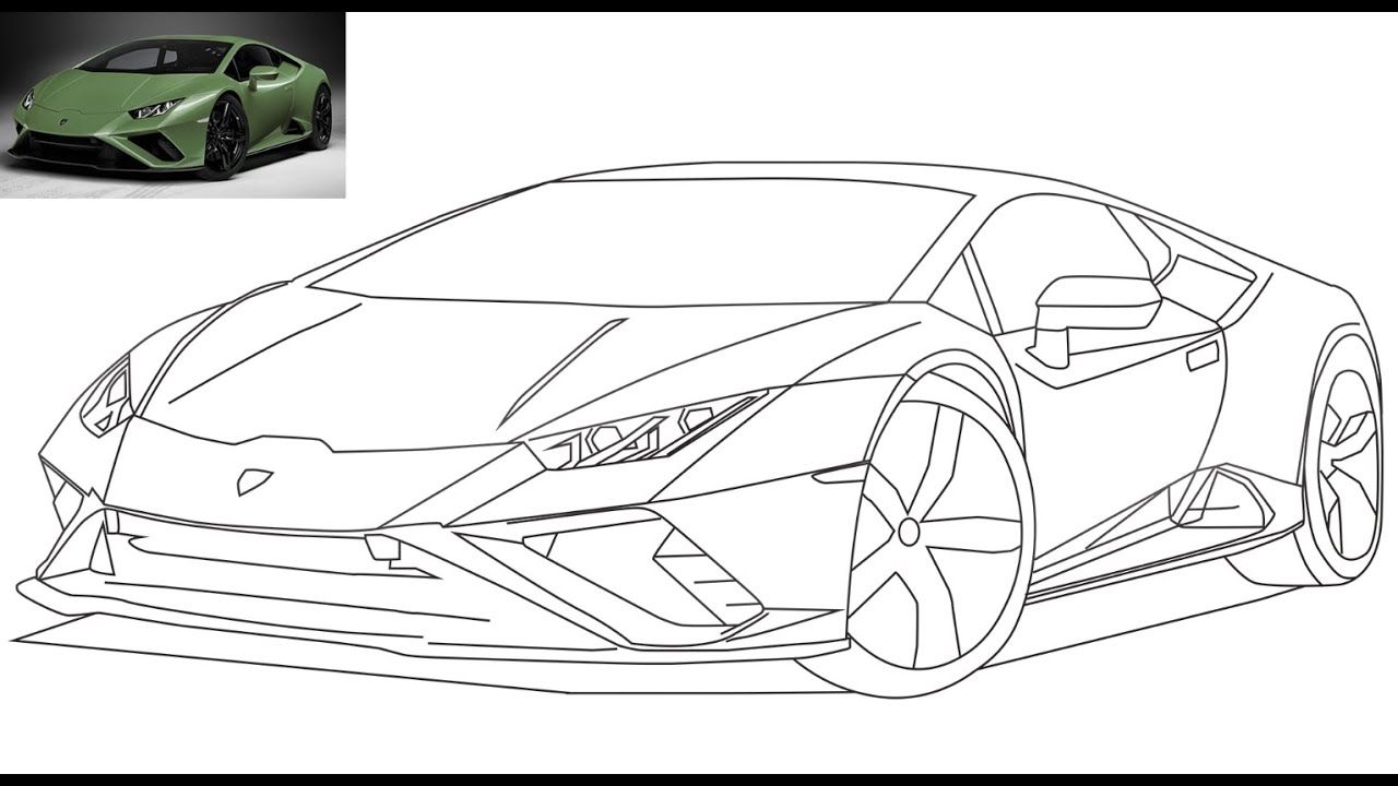 Lamborghini huracan evo rwd lamborghini huracan lamborghini car design sketch