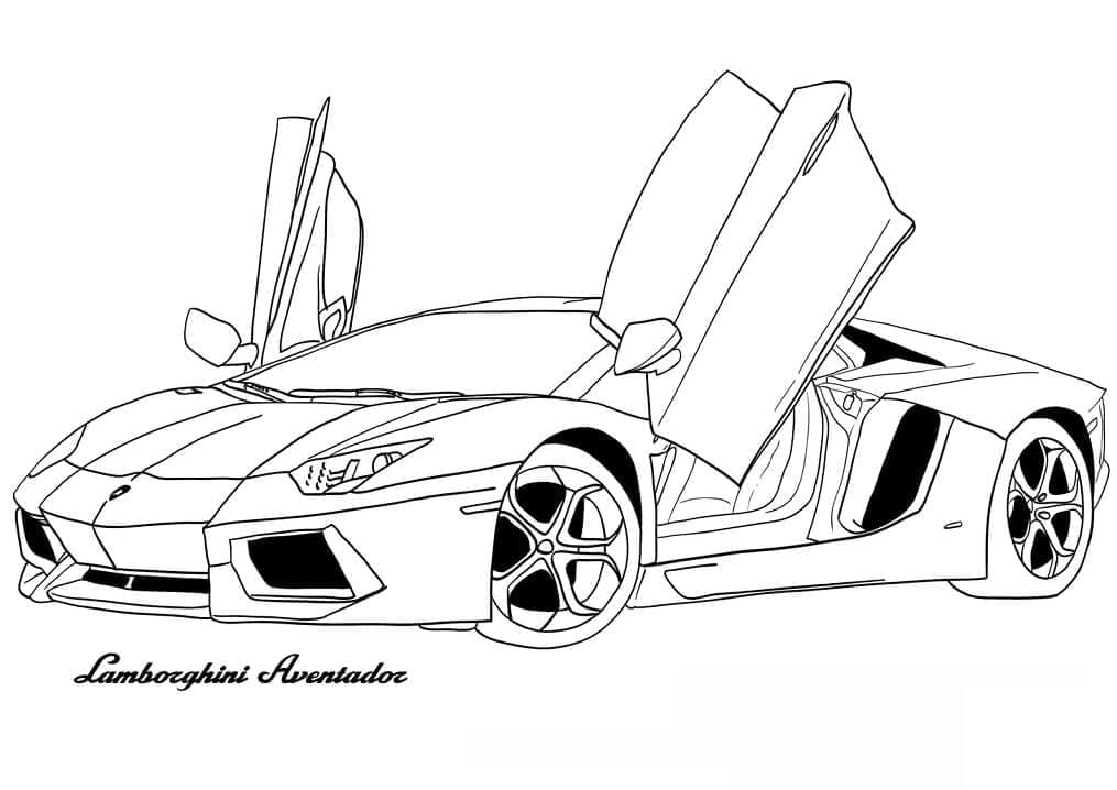 Lamborghini coloring pages