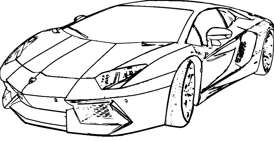 Lamborghini coloring pages