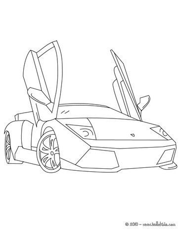 Lamborghini murcielago coloring pages