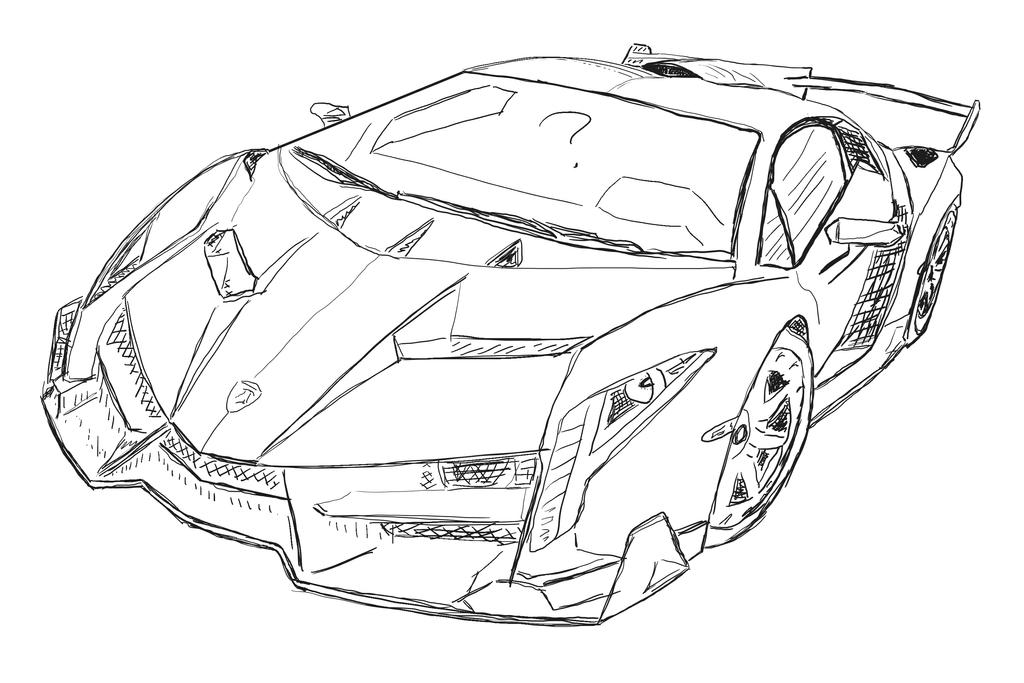 Lamborghini coloring pages