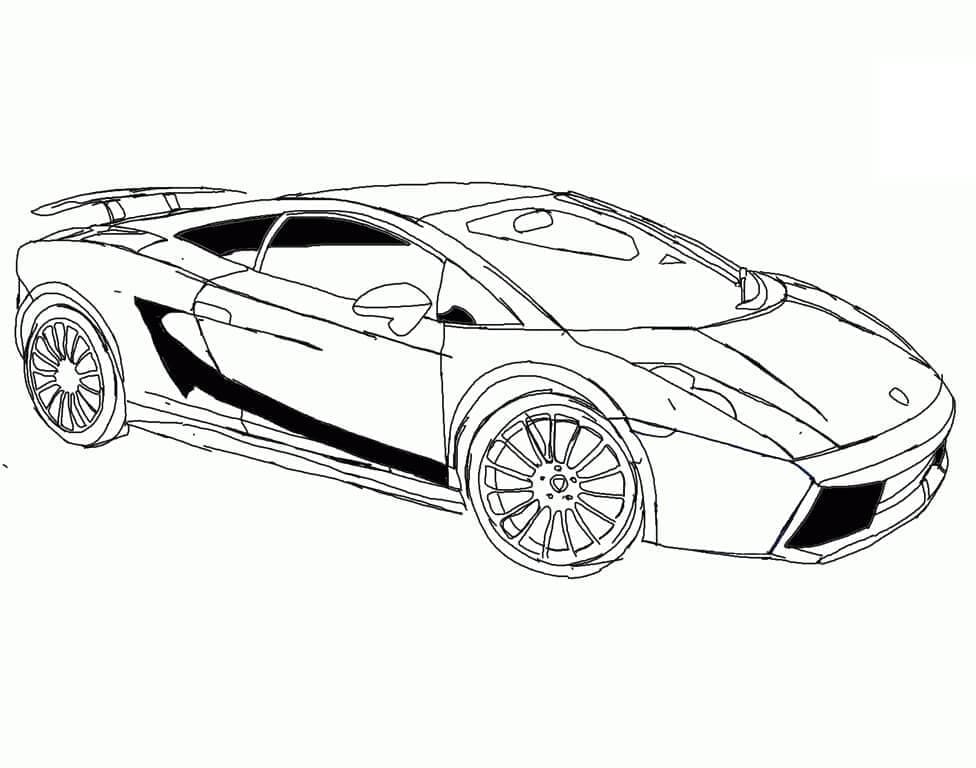 Lamborghini coloring pages