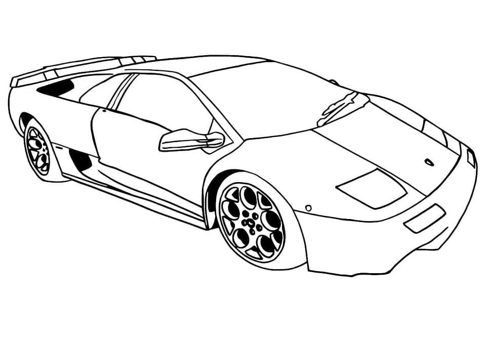 Lamborghini coloring pages