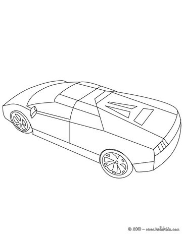 Lamborghini murcielago roadster coloring pages