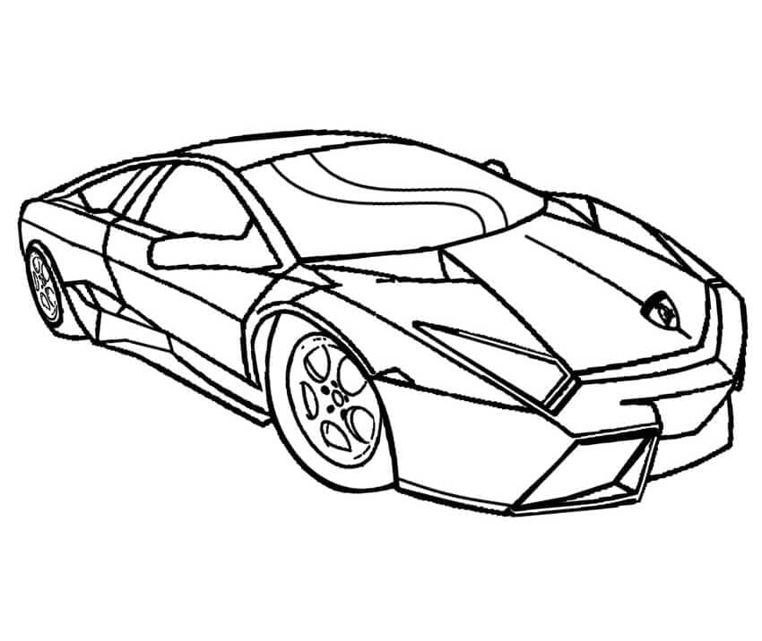 Lamborghini coloring pages