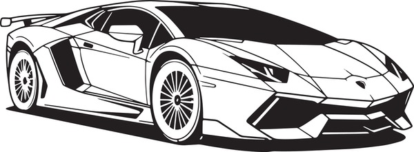 Thousand cars coloring page royalty