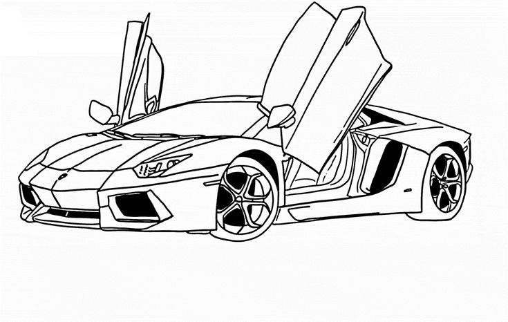 Fantastic lamborghini coloring pages pdf to print