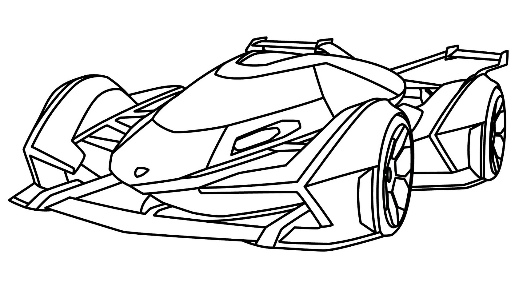 Coloring pages lamborghini car