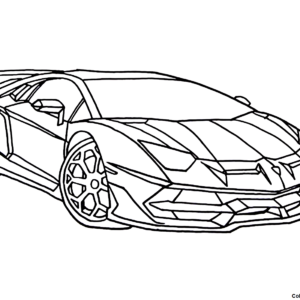 Lamborghini coloring pages printable for free download