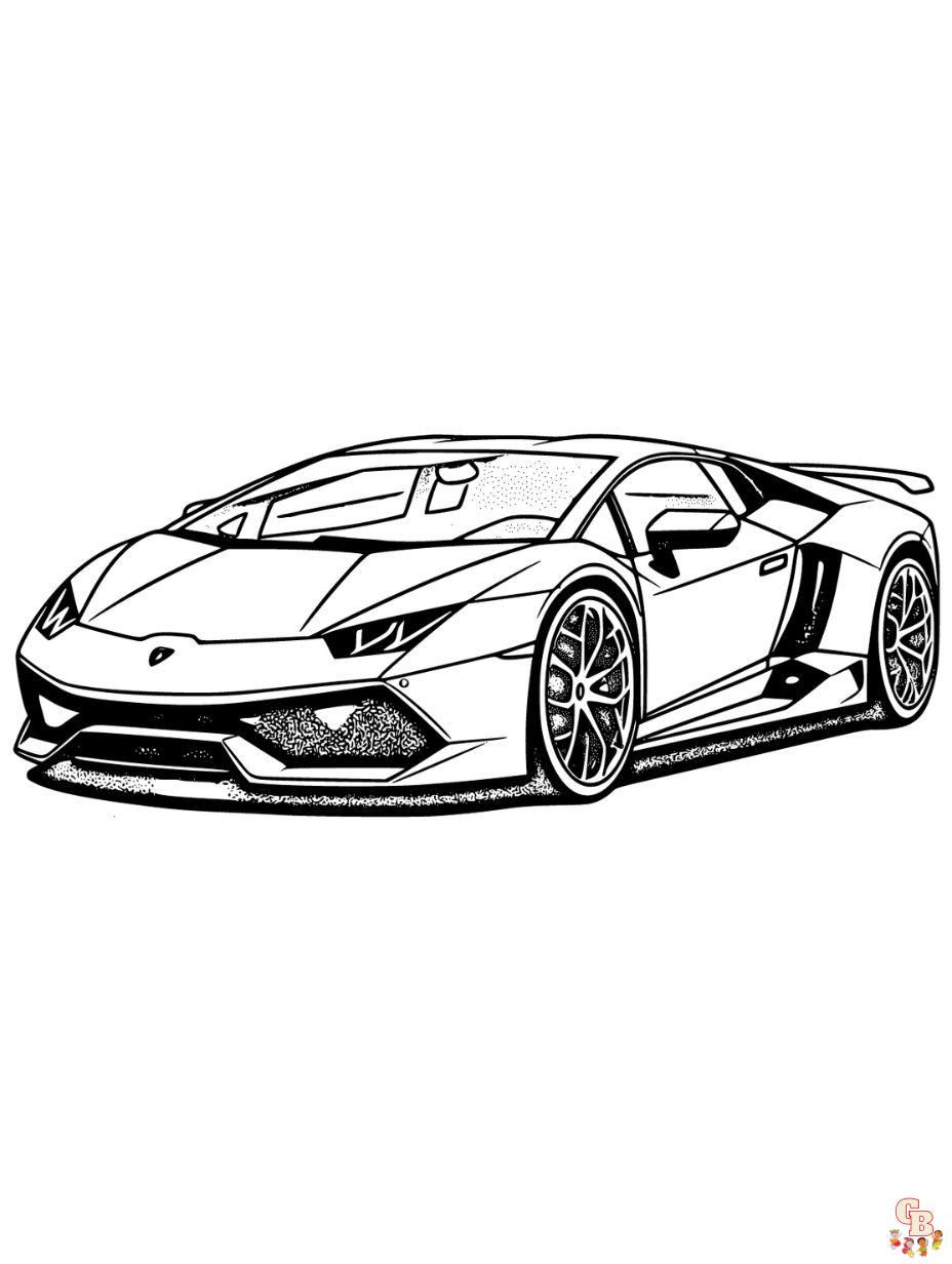 Lamborghini coloring pages