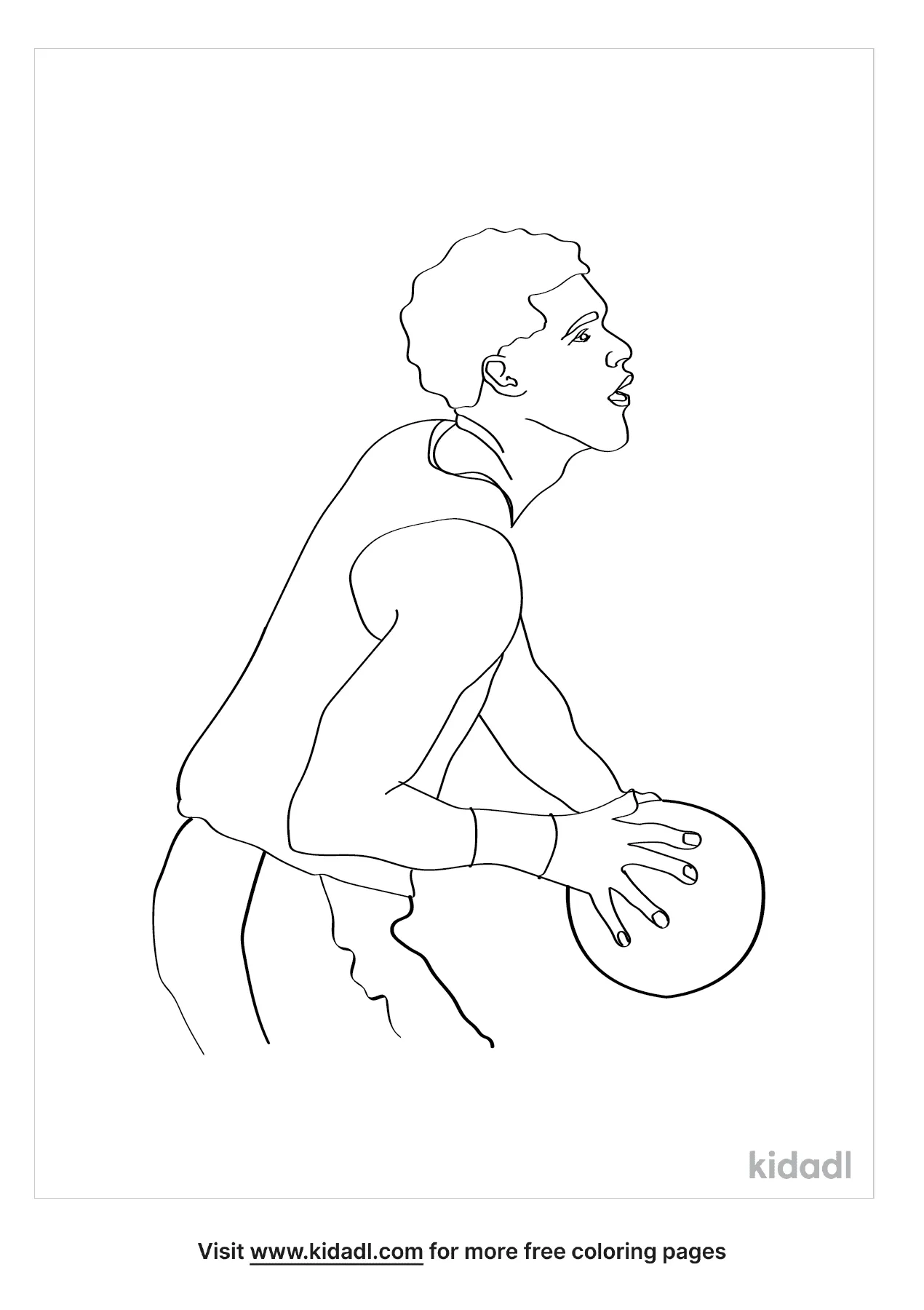 Free lonzo ball coloring page coloring page printables