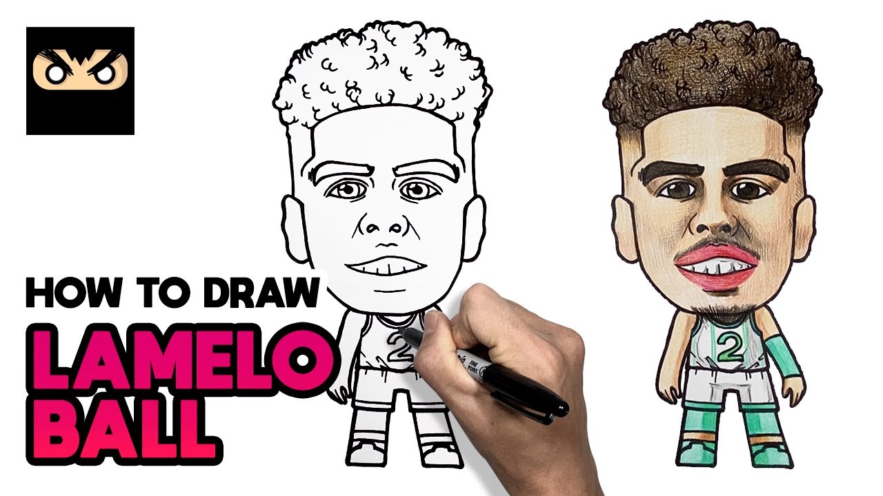 How to draw laelo ball charlotte hornets