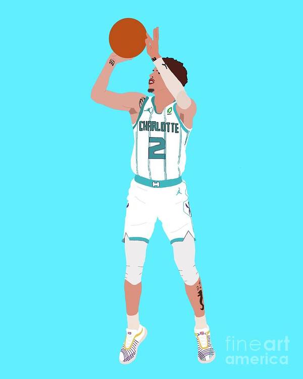 Lamelo ball poster by jackson goldman