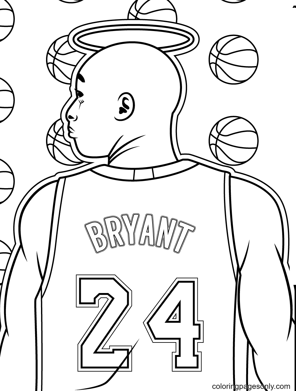 Basketball coloring pages