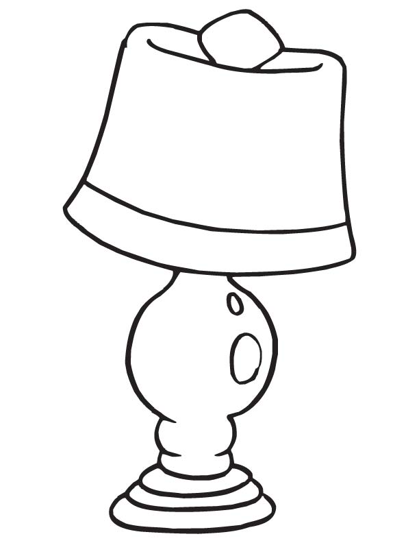 Table lamp coloring page download free table lamp coloring page for kids best coloring pages