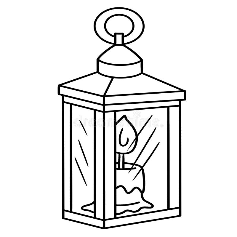 Lamp coloring page stock illustrations â lamp coloring page stock illustrations vectors clipart