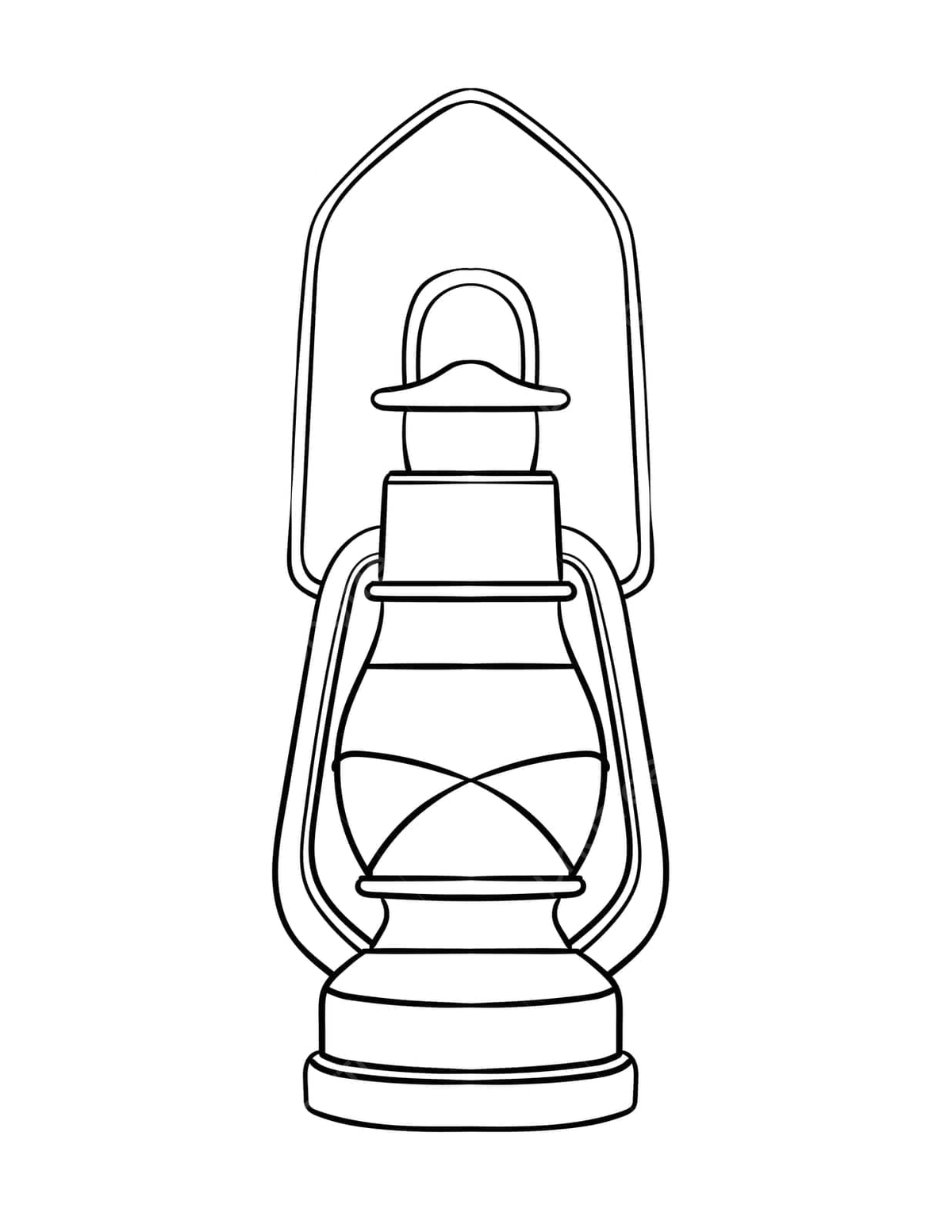 Cowboy lantern isolated coloring page for kids lamp colouring coloring page vector lamp colouring coloring page png and vector with transparent background for free download