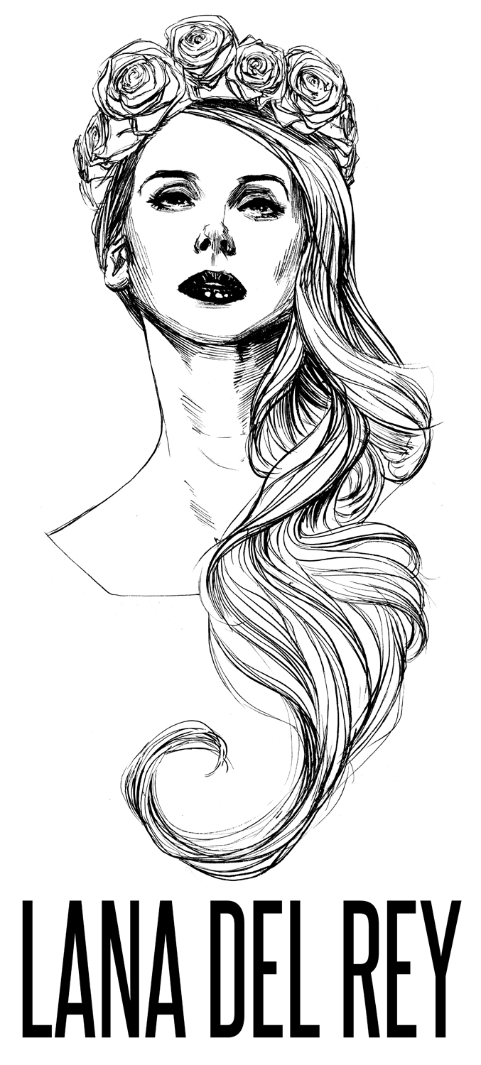 Dabbs lana del rey inks by dougdabbs on