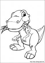 The land before time coloring pages on coloring