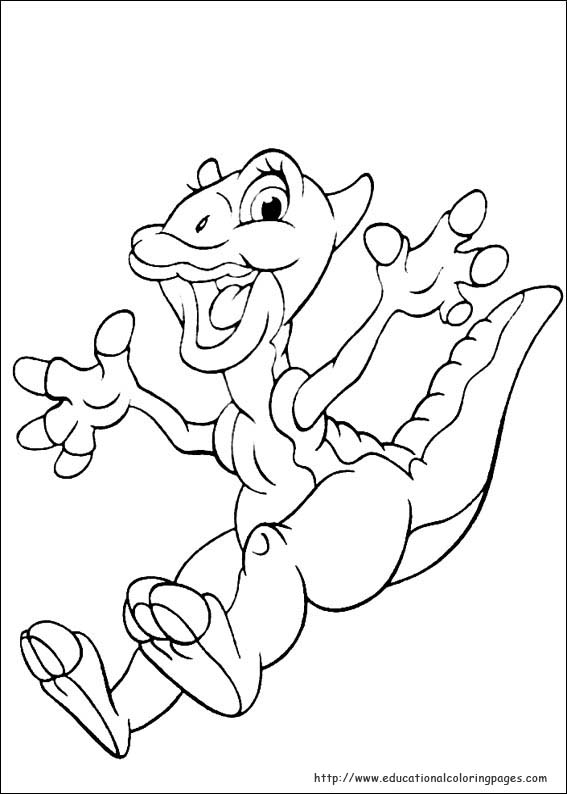 Land before time coloring