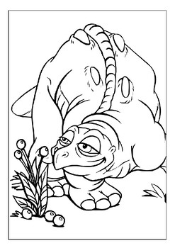 Engage kids imagination land before time dinosaur coloring pages collection
