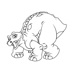 The land before time coloring pages for kids