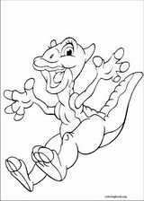 The land before time coloring pages