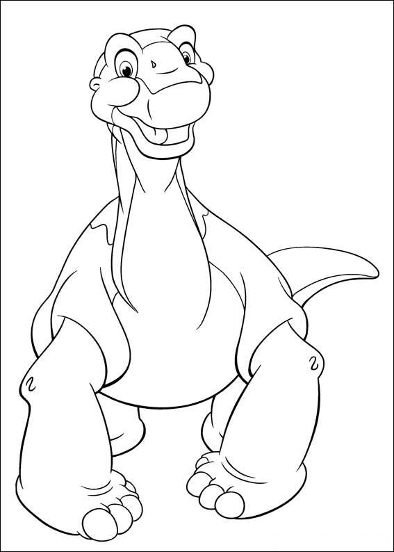 The land before time coloring pages â