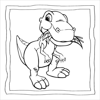 Dinosaur coloring pages dinosaur coloring book by abdell hida tpt