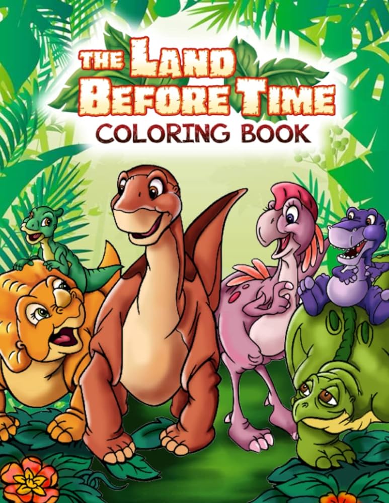 The land before time loring book loring book for kids ages