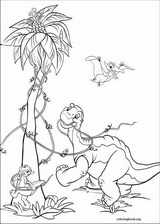 The land before time coloring pages