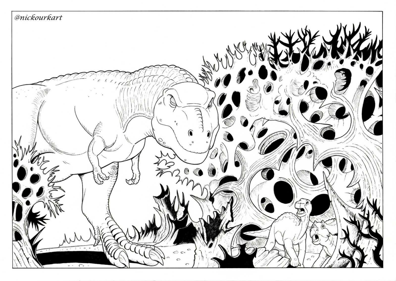 The land before time coloring page by nkourk on