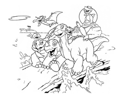 The land before time movie coloring pages land before time wiki