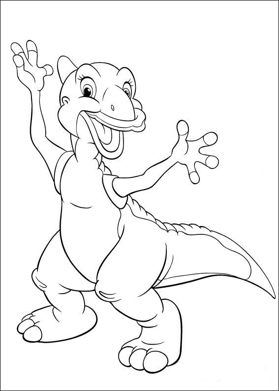 The land before time coloring pages ausmalbilder malvorlagen tiere in einem land vor unserer zeit