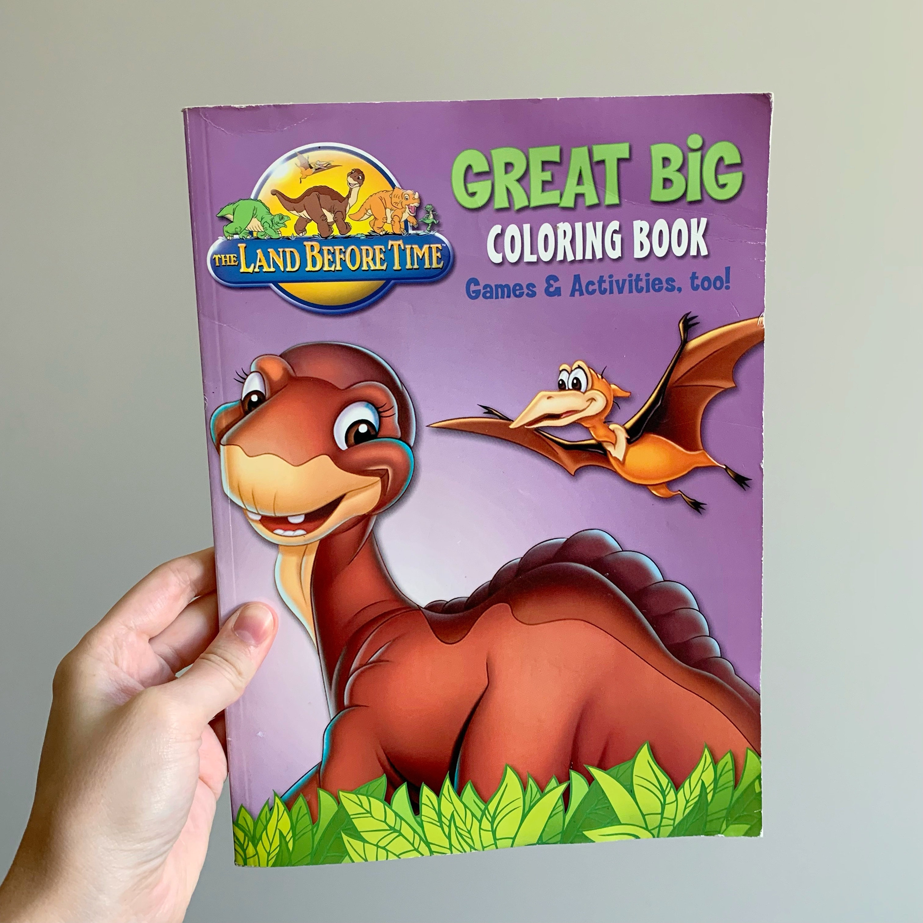 The land before time great big coloring and activity book vintage