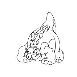 The land before time coloring pages for kids