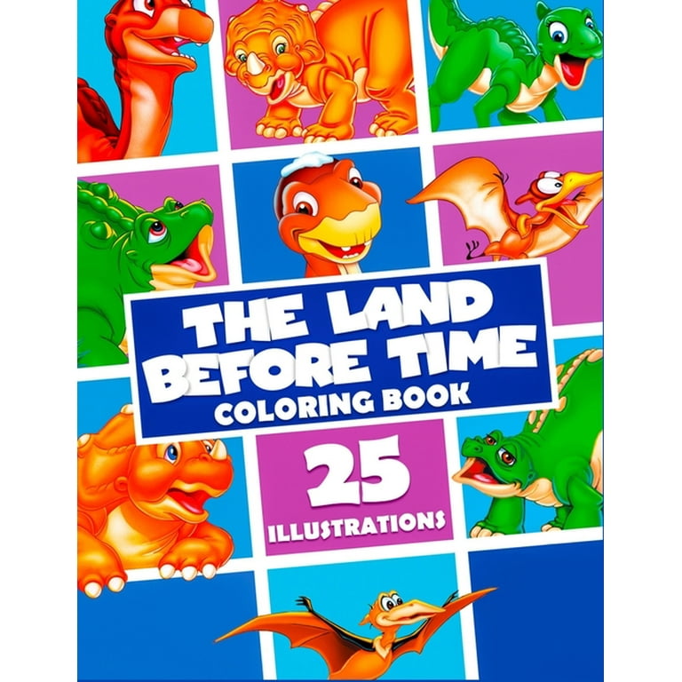 The land before time coloring book great illustrations for kids paperback