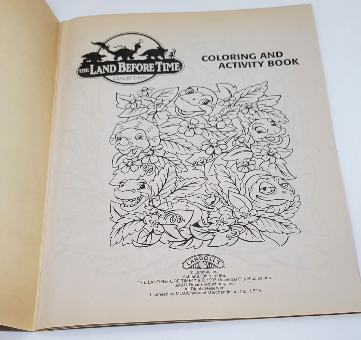 The land before time coloring and activity book petrie