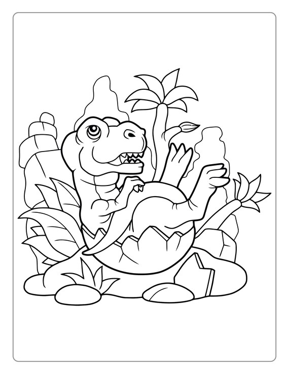 Printable dinosaur coloring pages jpgpdf pg