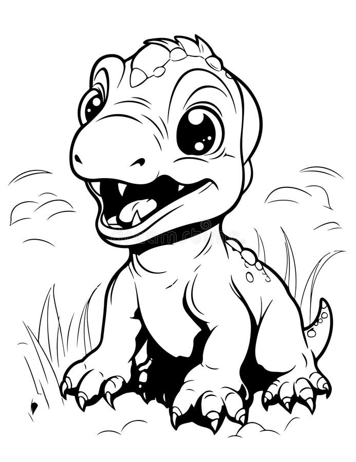 Colouring pages dinosaurs stock illustrations â colouring pages dinosaurs stock illustrations vectors clipart